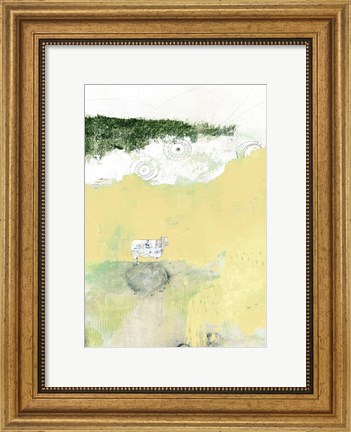 Framed Out to Pasture Print