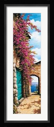 Framed Scorcio Sul Mare Print