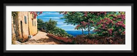Framed Promenade Sul Mare Print