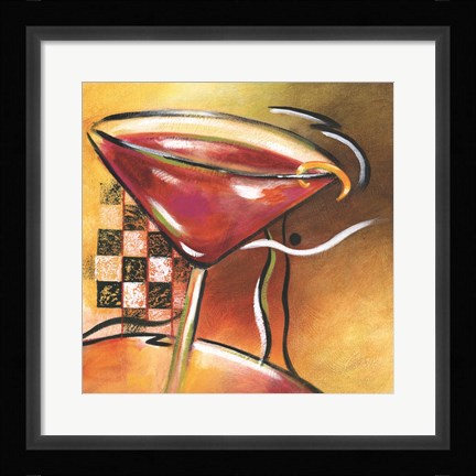 Framed Shaken Not Stirred I Print