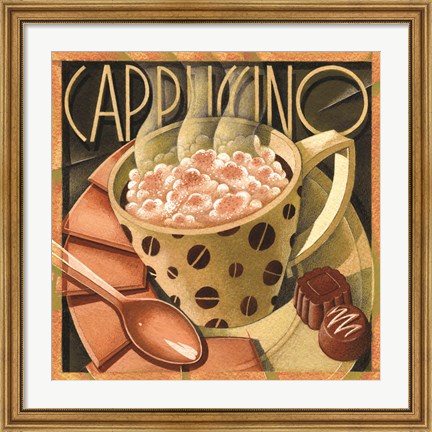 Framed Cappuccino &amp; Cafe B Print