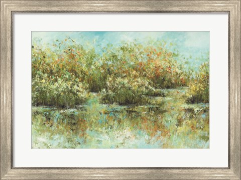 Framed Hamden Pond Print
