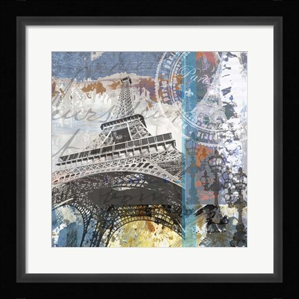 Framed Paris Eiffel Print