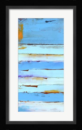 Framed Blue Jam I Print