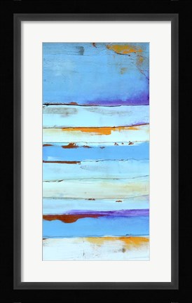 Framed Blue Jam II Print
