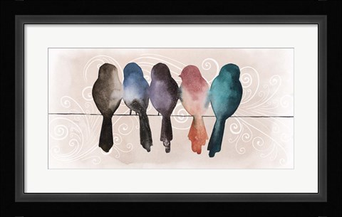 Framed Afternoon Twitter I Print