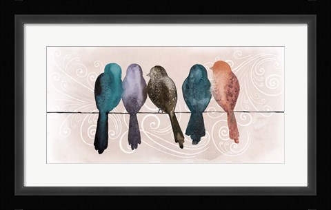 Framed Afternoon Twitter II Print