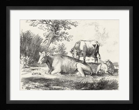 Framed Rural Charms IV Print