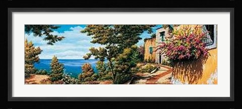 Framed Poggio Sul Mare Print