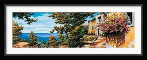 Framed Poggio Sul Mare Print