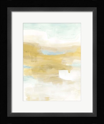 Framed Citron Vista I Print