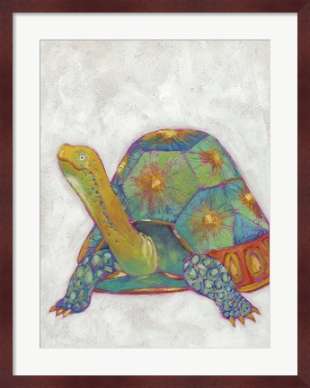 Framed Turtle Friends II Print