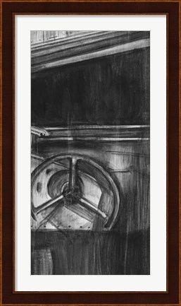 Framed Vintage Cockpit III Print