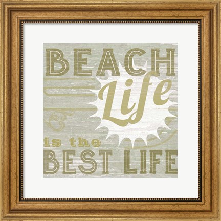 Framed Little Beachy II Print