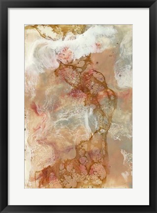 Framed Coral Lace I Print