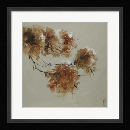 Framed Rusty Spring Blossoms I Print