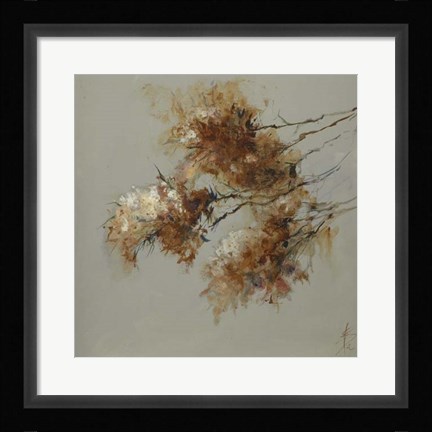 Framed Rusty Spring Blossoms II Print