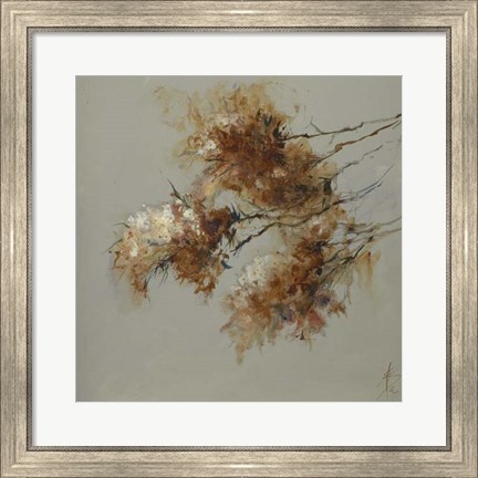 Framed Rusty Spring Blossoms II Print
