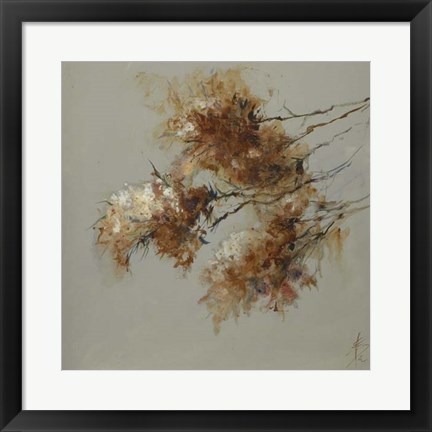 Framed Rusty Spring Blossoms II Print
