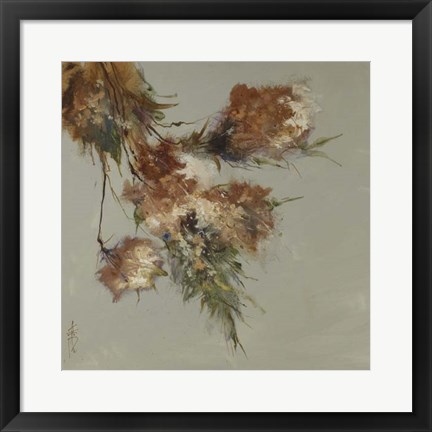 Framed Rusty Spring Blossoms III Print
