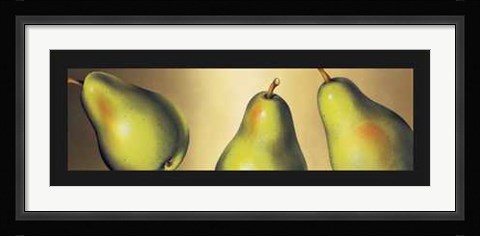 Framed Pears Print