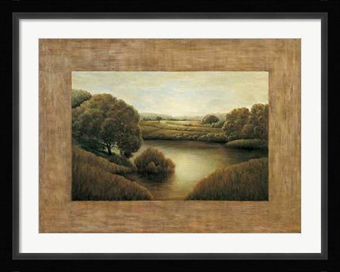 Framed Lake View II Print