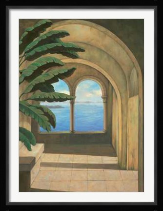 Framed Ocean Villa I Print