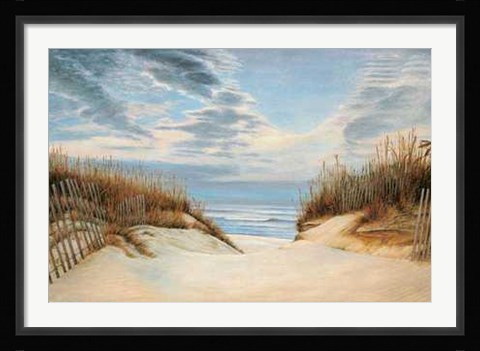 Framed To the Shore I Print