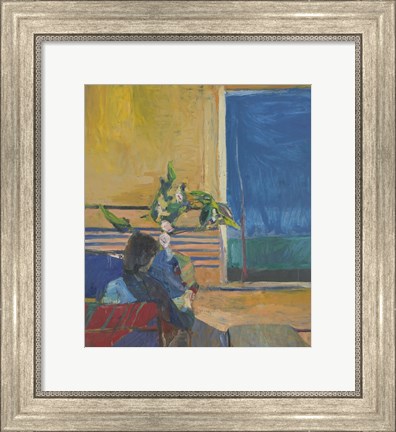 Framed Girl with Plant, 1960 Print