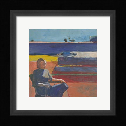 Framed Woman on a Porch, 1958 Print