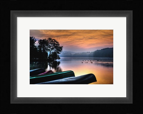 Framed French Creek Sunrise Print