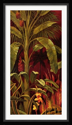 Framed Bali Garden I Print