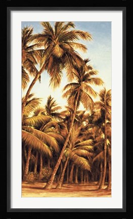 Framed Island Sunset II Print
