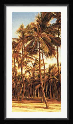 Framed Island Sunset I Print