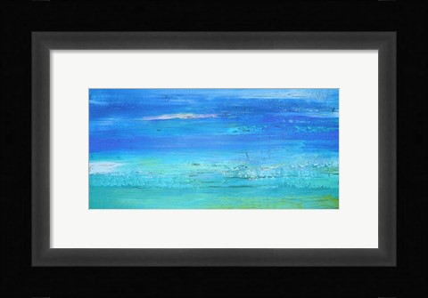 Framed December Beach Day Print