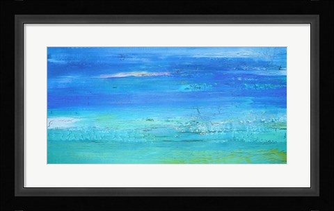 Framed December Beach Day Print