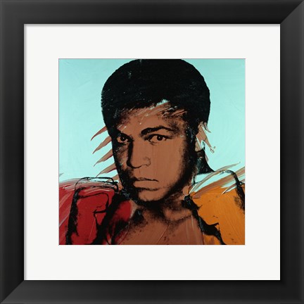 Framed Muhammad Ali, c. 1977 Print