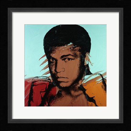 Framed Muhammad Ali, c. 1977 Print