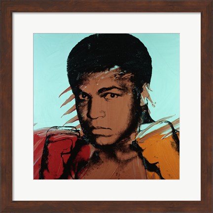 Framed Muhammad Ali, c. 1977 Print