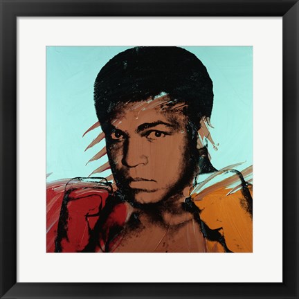 Framed Muhammad Ali, c. 1977 Print