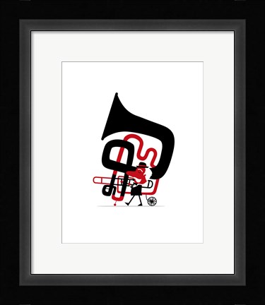 Framed Bring the Noise 03 Print