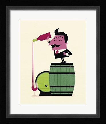 Framed Wine Print