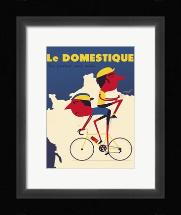 Framed Protect and Serve Print