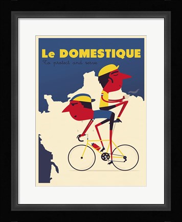 Framed Protect and Serve Print