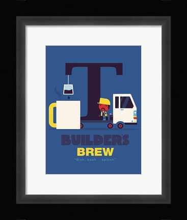 Framed Builders Brew Print