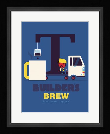 Framed Builders Brew Print