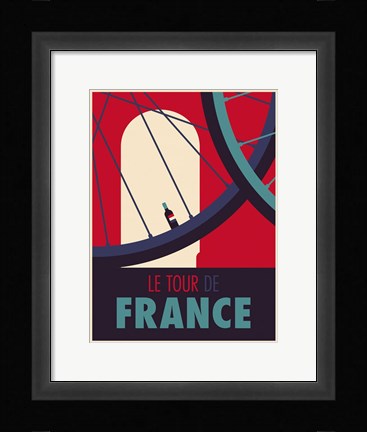 Framed Tour de France Print