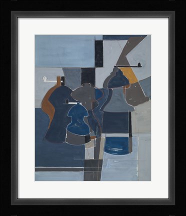 Framed Pepper Mills Print