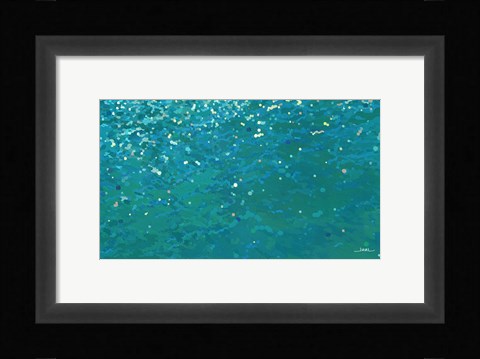 Framed Soft Lake Ripples Print
