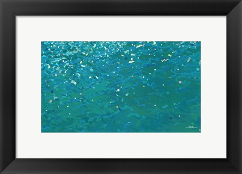 Framed Soft Lake Ripples Print